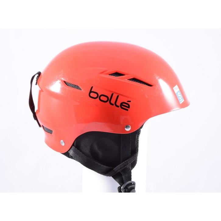 49 50 51 52 skihelm/snowboardhelm BOLLE B-FUN Red, verstelba, Sport en Fitness, Skiën en Langlaufen, Skiën, Overige typen, Gebruikt