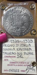 Eritrea, Italië. Vittorio Emanuele III. Tallero 1935/1939