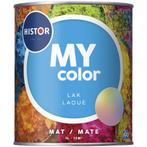 Histor MY color Lak Mat RAL 9016 | Verkeerswit 5L, Doe-het-zelf en Verbouw, Verf, Beits en Lak, Verzenden, Wit, Nieuw, Lak