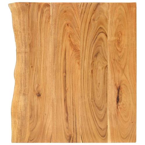 vidaXL Wastafelblad 58x52x2,5 cm massief acaciahout, Doe-het-zelf en Verbouw, Sanitair, Nieuw, Verzenden