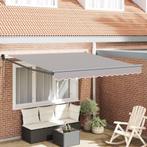 vidaXL Inklapbaar Zonnescherm Lichtgrijs 350 x 250 cm Stof, Verzenden, Nieuw