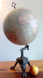 Globe terrestre Randy Mc Nally Chicago 1887 - 32/59 cm., Antiek en Kunst