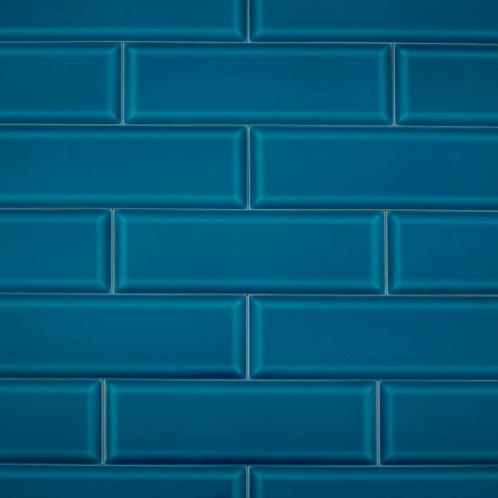 Metro wandtegel 10x30 montesco marine blauw wandtegel, Doe-het-zelf en Verbouw, Tegels, Wandtegels, Nieuw, 10 m² of meer, Keramiek