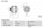 Dynamo / Alternator HYUNDAI i20 I (1.1 CRDi,1.4 CRDi), Auto-onderdelen, Motor en Toebehoren, Ophalen of Verzenden, Nieuw