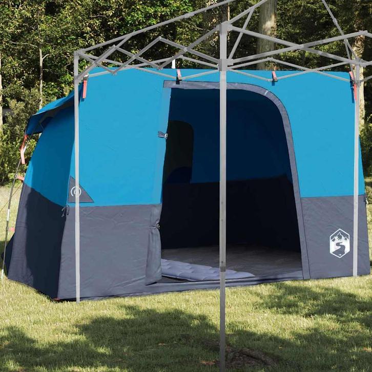 vidaXL Binnentent met dak met opslag Blauw 280 x 220 x 176, Caravans en Kamperen, Tenten, Nieuw, Verzenden
