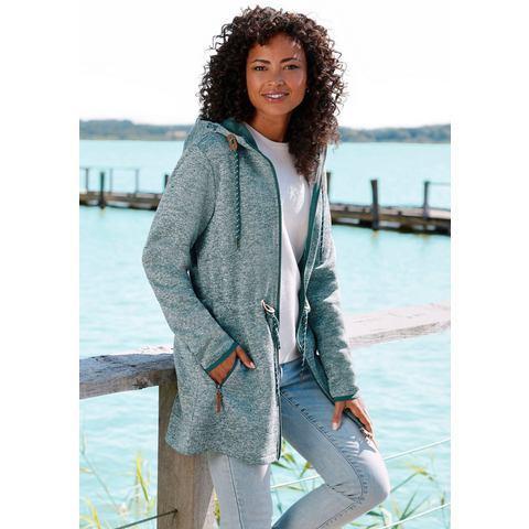 Lascana Fleecejack met een capuchon, Kleding | Dames, Sportkleding, Nieuw, Verzenden