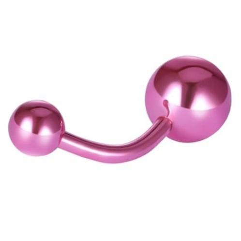 Fako Bijoux® - Navelpiercing - Titanium - Roze, Sieraden, Tassen en Uiterlijk, Piercings, Verzenden