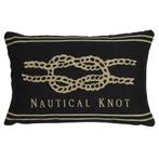 gobelin kussen antraciet platte knoop 30x45cm*, Huis en Inrichting, Verzenden, Nieuw