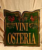 Reclamebord - Vini Osteria in Ferro (gietijzer/geslagen)