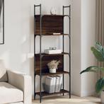 vidaXL Boekenkast 5-laags 60,5x24x166,5 cm bewerkt hout, Huis en Inrichting, Verzenden, Nieuw, Overige houtsoorten