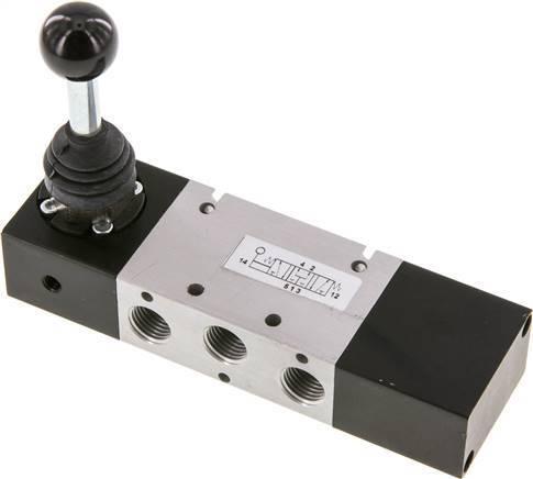 5/3 G1/4  Middendruk Handbediend Hefboom Ventiel, Doe-het-zelf en Verbouw, Gereedschap | Machine-onderdelen en Toebehoren, Nieuw