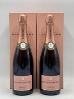 2017 Louis Roederer, Rosé - Champagne Brut - 2 Flessen (0.75, Verzamelen, Wijnen, Nieuw