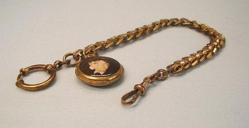 Zonder Minimumprijs - Horloge halsketting goudfolie/goud, Sieraden, Tassen en Uiterlijk, Antieke sieraden