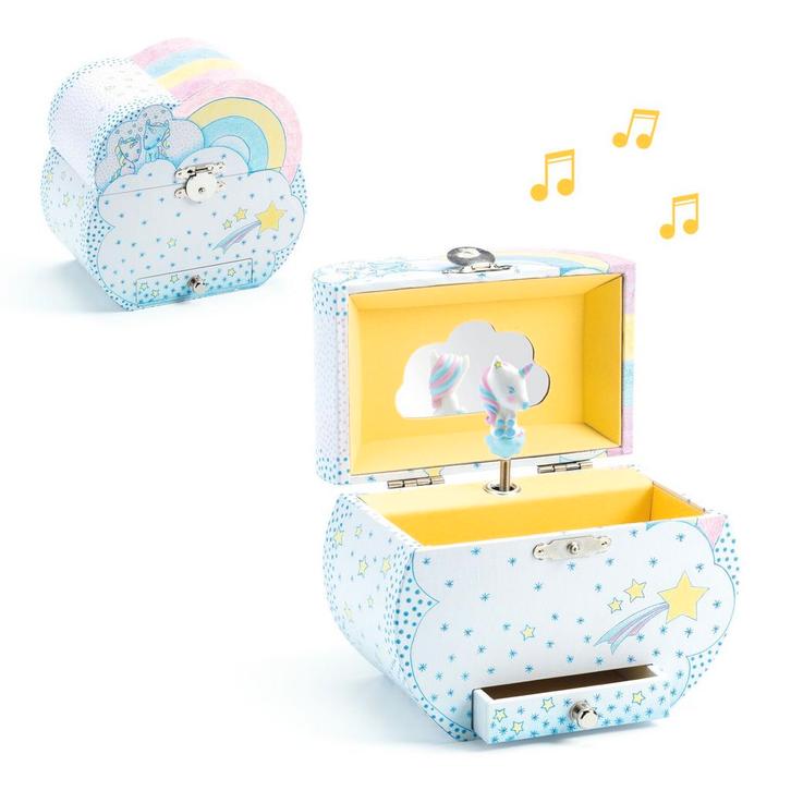 Djeco muziekdoosje eenhoorn sierade van €27,99 voor €22,40, Kinderen en Baby's, Speelgoed | Overig, Ophalen of Verzenden
