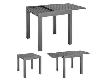 Veiling - Uitklapbare Tuintafel Laki - 70 x 70 cm - Antracie beschikbaar voor biedingen