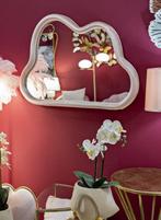 WANDSPIEGEL WOLK ROZE FLUWEEL CM 90X4X60, Huis en Inrichting, Woonaccessoires | Spiegels, Ophalen of Verzenden, Nieuw