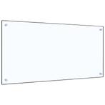 Glazen Keuken Achterwand 100x50cm: Retourdeal met korting!, Huis en Inrichting, 100 tot 150 cm, Wit, Nieuw, Ophalen of Verzenden