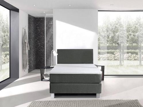 ACTIE! Boxspring Comfort 1-persoons 2.0 90 200 Grijs, Huis en Inrichting, Slaapkamer | Boxsprings, 90 cm, 200 cm, Grijs, Eenpersoons