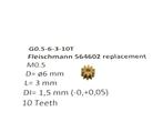 micromotor G0.5-6-3-10T tandwiel voor Fleischmann, Hobby en Vrije tijd, Modeltreinen | H0, Overige merken, Gelijkstroom, Verzenden