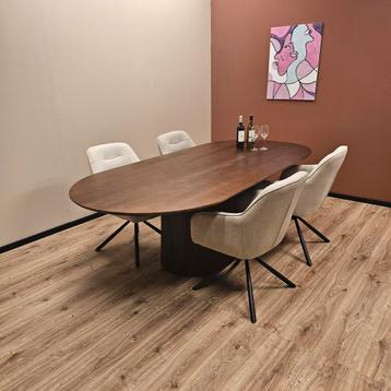 Eettafel Cuba Mangohout | Ovaal | BLACK FRIDAY AKTIE!! beschikbaar voor biedingen