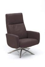 Relaxfauteuil Zevenaar - relaxfauteuils - Bruin, Nieuw, Stof, Bruin