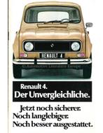 1977 RENAULT 4 BROCHURE DUITS, Boeken, Nieuw, Renault, Author