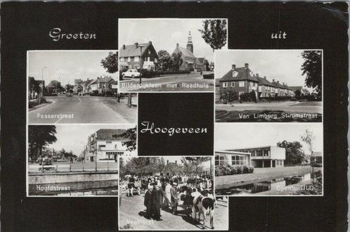 HOOGEVEEN - Meerluik Groeten uit Hoogeveen, Verzamelen, Ansichtkaarten | Nederland, Verzenden