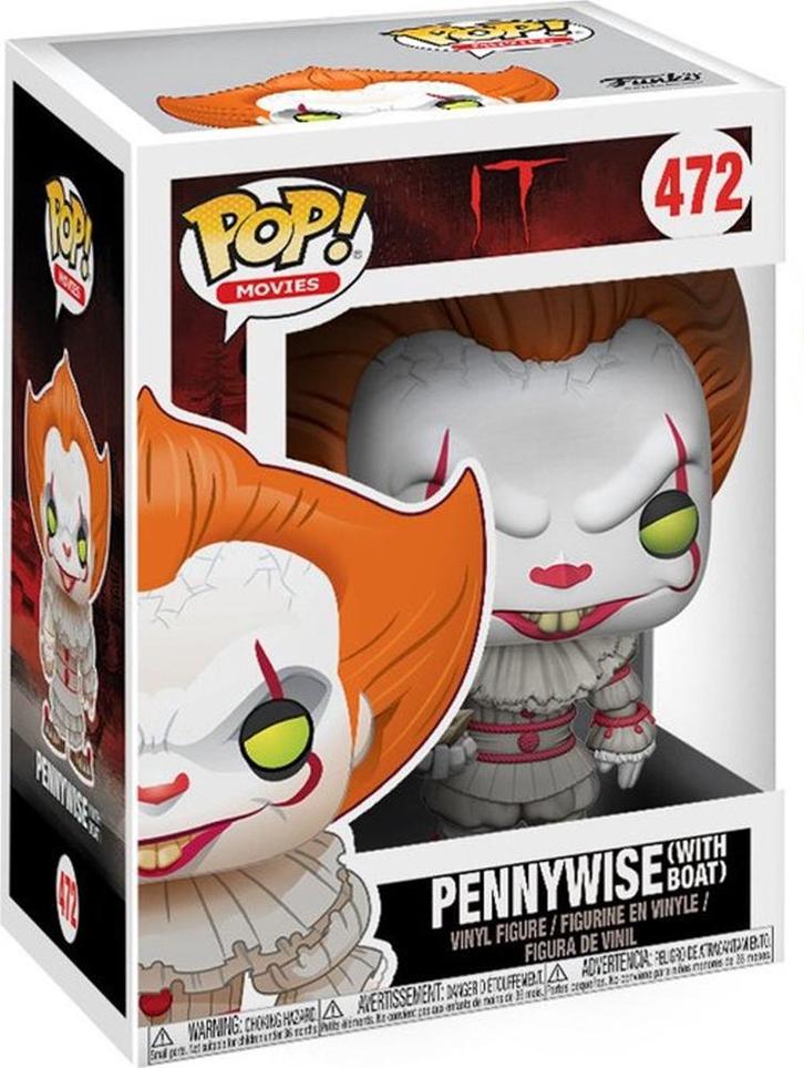 Funko Pop! - Pennywise with Boat #472 | Funko - Hobby, Verzamelen, Poppetjes en Figuurtjes, Nieuw, Verzenden