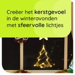 Kerstverlichting Raam Kerstboom - 78cm - Inclusief, Diversen, Kerst, Verzenden, Nieuw