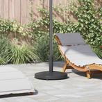 vidaXL Buiten Parasolvoet Donkergrijs 48 x 48 x 32 cm Staal,, Verzenden, Nieuw, Minder dan 1 meter, Parasolvoet