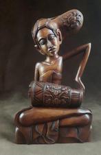 Beeld van een drummer in Art Deco-stijl, Bali - Indonesië, Antiek en Kunst
