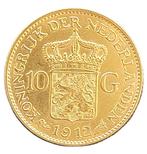 Gouden 10 gulden Wilhelmina 1912, Postzegels en Munten, Goud, Losse munt, Verzenden