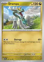 Drampa 161/197 reverse holo Obsidian flames, Ophalen of Verzenden, Nieuw, Losse kaart, Foil