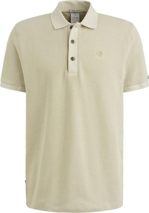 Cast Iron Polo Waffle Structure Ecru maat M Heren, Kleding | Heren, Polo's, Wit, Nieuw, Maat 48/50 (M), Verzenden