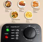 Dubbele frituurpan - 2x3L - 1800W - Zwart - Aigostar, Verzenden, Zo goed als nieuw