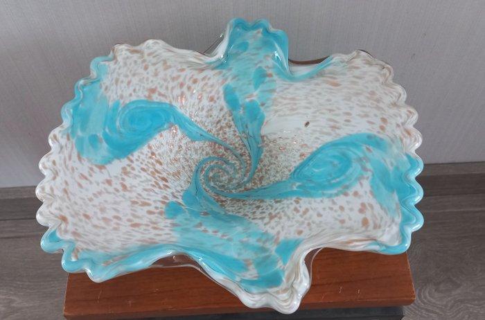 Schaal - glas - Schaal - Muranoglas, Antiek en Kunst, Antiek | Glas en Kristal