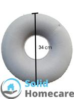 Solid Homecare zitring aambeienkussen grijs - 34 cm, Nieuw, Verzenden