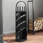 vidaXL 5-delige Haardset 23x15x66 cm staal, Verzenden, Nieuw