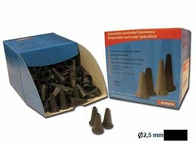 Oortips Zwart 2,5 mm kind voor o.a. Heine otoscoop, Diversen, Verpleegmiddelen, Nieuw, Verzenden