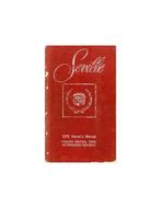 1978 CADILLAC SEVILLE INSTRUCTIEBOEKJE ENGELS USA, Auto diversen, Handleidingen en Instructieboekjes