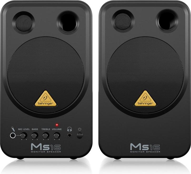 Behringer MS-16 actief Monitor - Actieve studio monitor, Audio, Tv en Foto, Luidsprekers, Verzenden