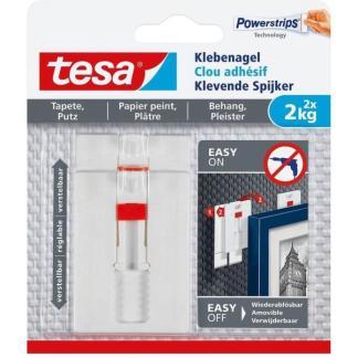 Klevende spijker | Tesa | 2 stuks | 2 kg, Doe-het-zelf en Verbouw, IJzerwaren en Bevestigingsmiddelen, Nieuw, Verzenden