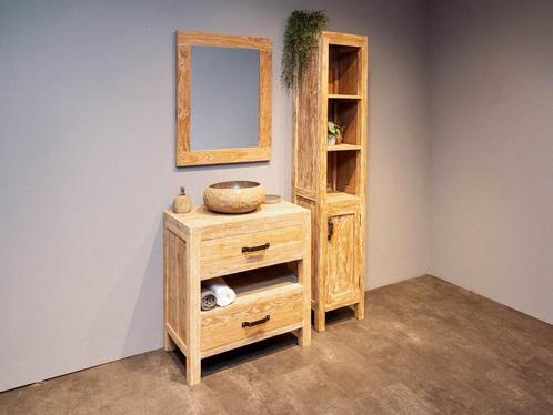 Compleet badkamermeubel set - teakhout - Aanbieding!, Huis en Inrichting, Badkamer | Complete badkamers, Nieuw, Ophalen of Verzenden