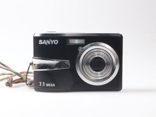 Sanyo S750 | Digital Compactcamera | 7.1MP | Black, Audio, Tv en Foto, Fotocamera's Digitaal, Verzenden