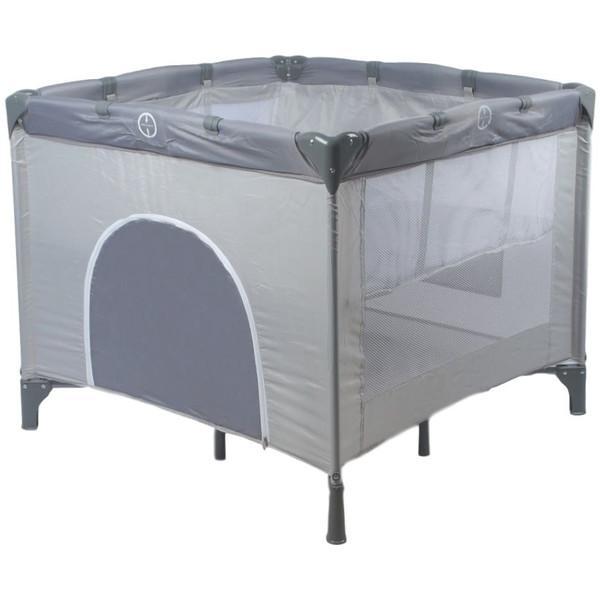 Ding Deluxe Grey Inklapbare Box incl. Bodemverhoger, Kinderen en Baby's, Babywiegjes en Ledikanten, Nieuw, Verzenden