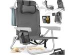 tectake® Strandstoel Coral - Opvouwbare Campingstoel met, Huis en Inrichting, Woonaccessoires | Overige, Verzenden, Nieuw