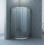 kwartronde cabine met twee schuifdeuren 90 x 90 x 190 cm x 5, Ophalen of Verzenden, Nieuw, Chroom, Bad