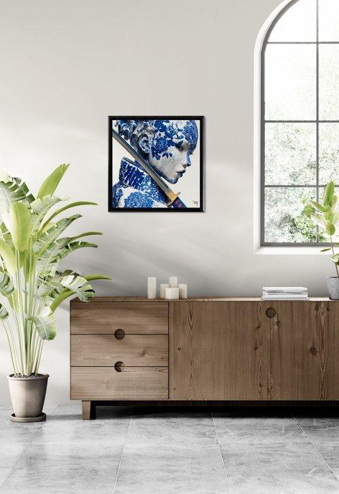 NYX - L’Éclat Silencieux – La Geisha au Katana, Antiek en Kunst, Kunst | Schilderijen | Modern