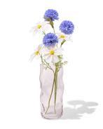 HEMA Vaas 10x26cm glas organisch roze, Verzenden, Nieuw