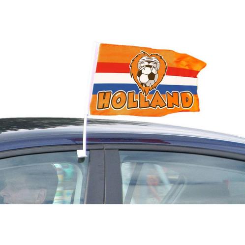Kingdo Oranje autovlag Holland Leeuw 30x45 cm, Sport en Fitness, Voetbal, Nieuw, Verzenden